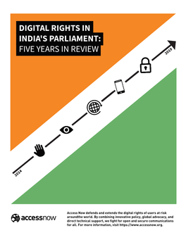 Digital Rights in India's Parliament: Five Years in Review