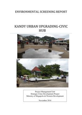 Kandy Urban Upgrading-Civic Hub