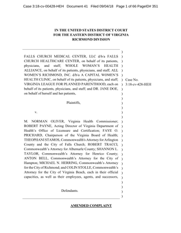 Case 3:18-Cv-00428-HEH Document 41 Filed 09/04/18 Page 1 of 66 Pageid# 351