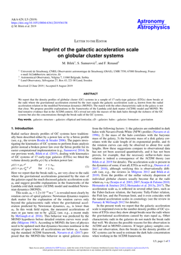 Imprint of the Galactic Acceleration Scale on Globular Cluster Systems M