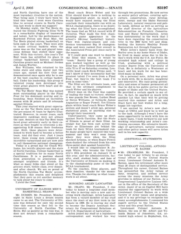 Congressional Record—Senate S3197