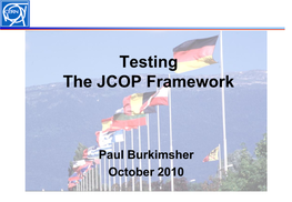 Testing the JCOP Framework