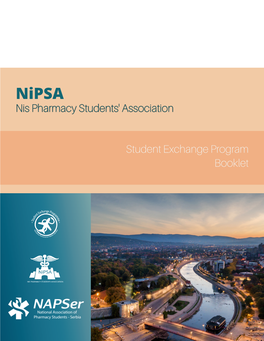 Student Exchange Program Booklet Nis Pharmacy Students' Association