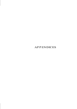 Appendices Appendix 1 Response to the Main Proposals Made in Submissions