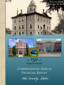 COMPREHENSIVE ANNUAL FINANCIAL REPORT Ada County, Idaho