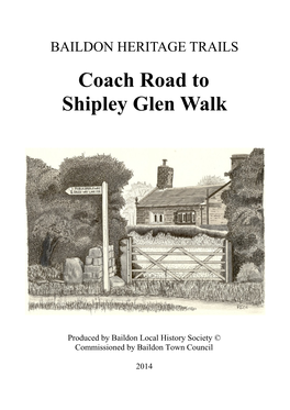 Coach Road to Shipley Glen Walk