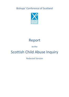 Report Scottish Child Abuse Inquiry