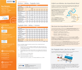 Bus-Fahrplan