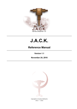 J.A.C.K. Reference Manual