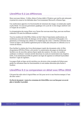 Libreoffice Office 365 Les Différences