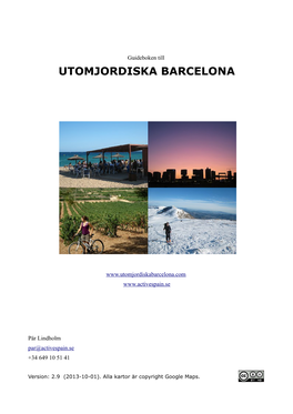 Guideboken Utomjordiska Barcelona