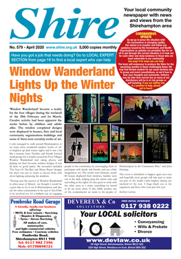 Window Wanderland Lights up the Winter Nights