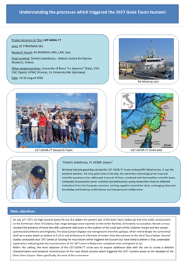 Understanding the Processes Which Triggered the 1977 Gioia Tauro Tsunami