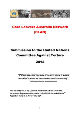 Care Leavers Australia Network (CLAN)