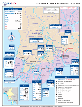 USG HUMANITARIAN ASSISTANCE to BURMA J I E a J D JI JI J A