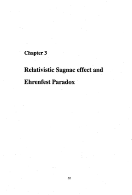 Relativistic Sagnac Effect and Ehrenfest Paradox ·