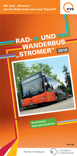 Rad- Und Wanderbus „Stromer“ Mit Dem VVS Fährt 572 Samstags, Sonn- Und Feiertags