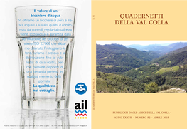 Quadernetti Della Val Colla N