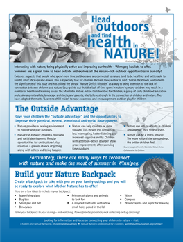 Head Outdoors and Find Health in Nature!