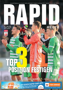 Sk Rapid – Sv Mattersburg