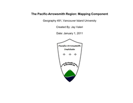 The Pacific-Arrowsmith Region: Mapping Component