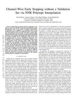 Channel-Wise Early Stopping Without a Validation Set Via NNK Polytope Interpolation