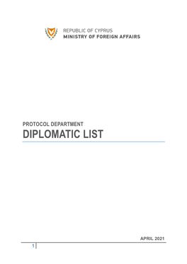 Diplomatic List