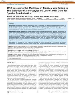 Use of Matk Gene for Species Discrimination