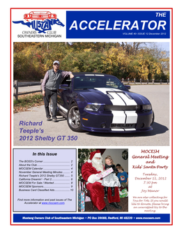 THE ACCELERATOR VOLUME 40- ISSUE 12 December 2012