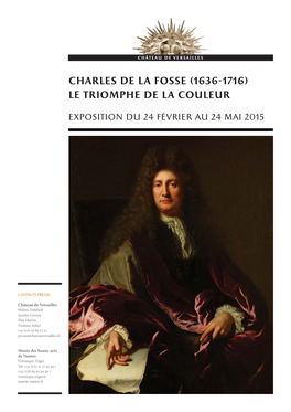 Charles De La Fosse (1636-1716) Le Triomphe De La Couleur