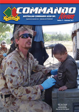 AUSTRALIAN COMMANDO ASSN INC. Registered by Australia Post ~ Publication No PP100016240 Edition 11 ~ September 2017