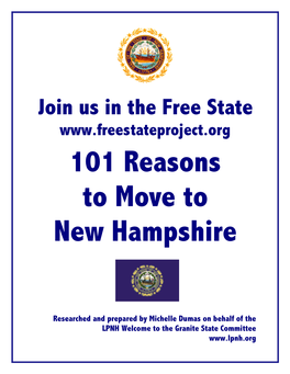 101 Reasons to Move to New Hampshire