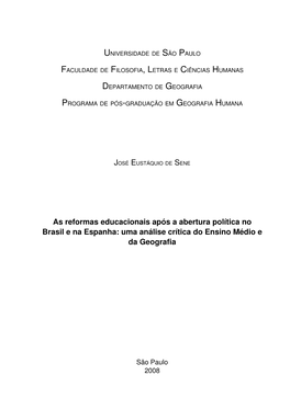 A Reforma Do Ensino Médio: DCNEM, PCNEM