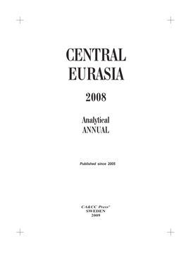 Central Eurasia 2008