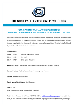 The Society of Analytical Psychology