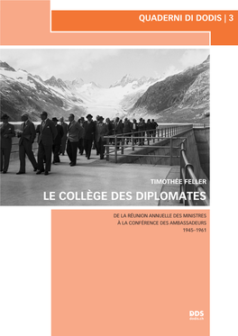 Timothée Feller Le Collège Des Diplomates