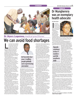 We Can Avoid Food Shortages