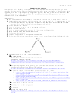 HL-Film-Summer Script 20-21.Pdf