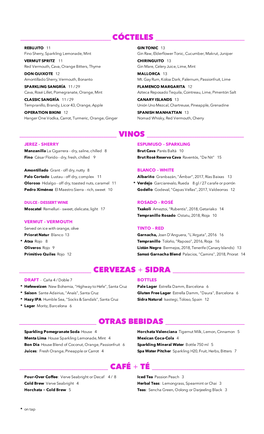 Beverage List Startup