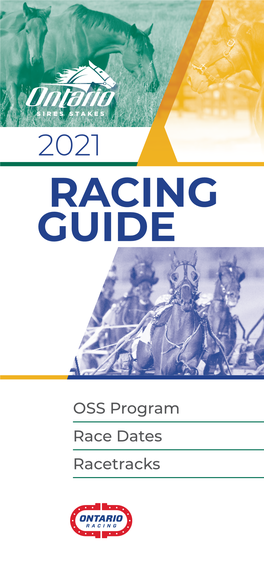 Ontario Sire Stakes Racing Guide