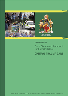 Optimal Trauma Care Guidelines