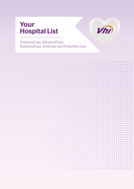 Your Hospital List