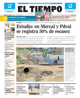 En Mercal Y Pdval Se Registra 50% De Escasez