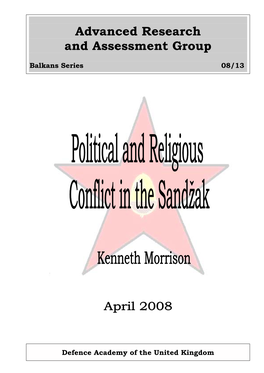Political and Religious Conflict in the Sandžak