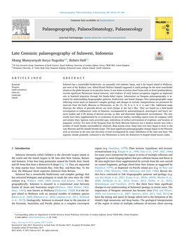 Nugraha Hall 2018 Sulawesi Palaeogeography.Pdf