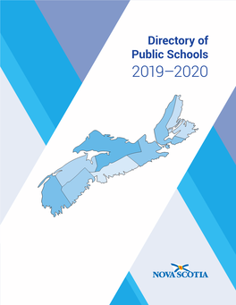 Nova Scotia Directory of Public Schools