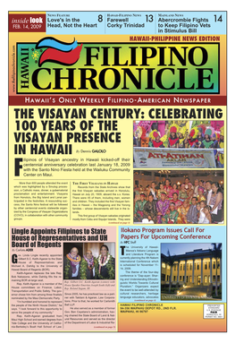 The Visayan Century: Celebrating 100 Years of the Visayan Presence