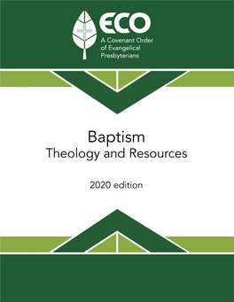 Baptism—Theology and Resources