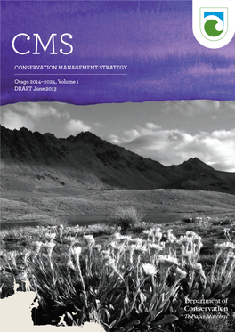 Draft Otago Conservation Management Strategy: Volume I