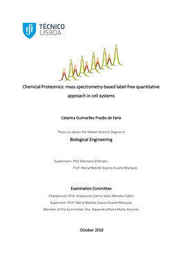 Chemical Proteomics: Mass Spectrometry-Based Label-Free Quantitative Approach in Cell Systems